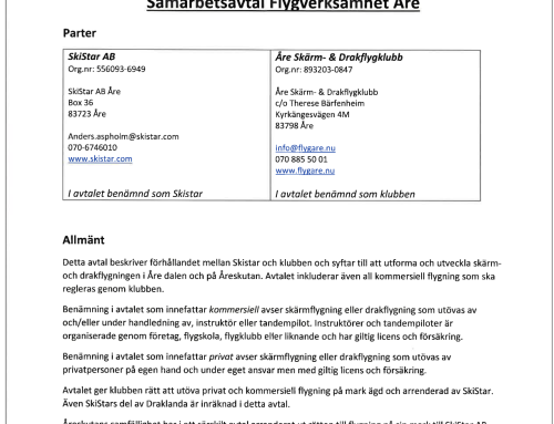 VIKTIG INFO TILL ALLA FLYGARE